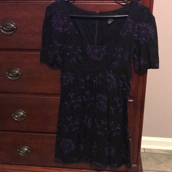Black and purple dress - Picture 1 of 3